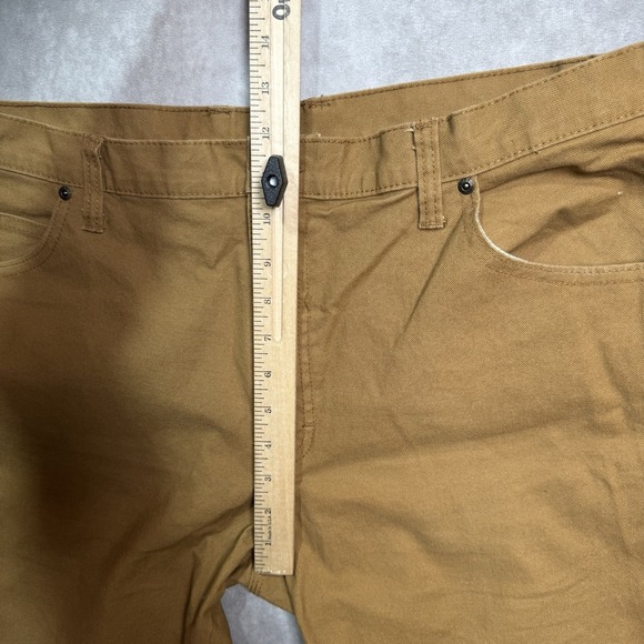 Dickies Pants Mens 36x34 (Fits 37x33) Khaki Tan Carpenter Canvas Work Utility - Picture 9 of 11
